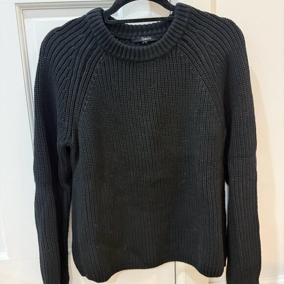 Quince Black Sweater - Picture 1 of 2